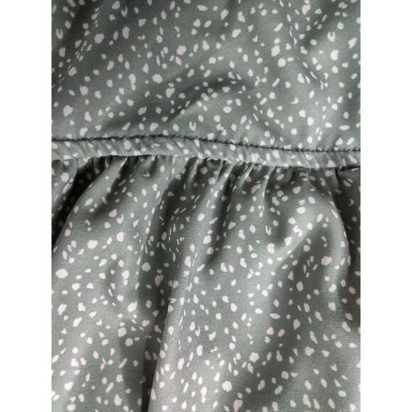 Originality Sage Flutter Sleeve Dress with Tie Back and Ruffle Hem Size XL NWT - Picture 11 of 12